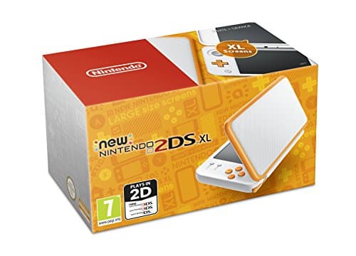 Image of Nintendo Handheld Console - New Nintendo 2DS XL - White and Orange (Nintendo 3DS)