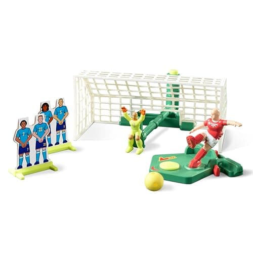 Image of TOMY Xtreme Goal Football Game, Action-Packed Sports Toy for Kids, Adjustable Kick Lever, Jumping Goalkeeper, Free Kick and Penalty Challenge, For 2 to 4 Players, Ages 4+, No Batteries Required