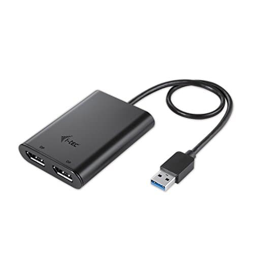 Image of i-tec USB 3.0 / USB-C for Dual Display Port Video adapter, 2x Display Port (1x 5K@60Hz or 2x 4K@60Hz), compatible with Thunderbolt 3, Windows, Mac OS, Android, Ubuntu