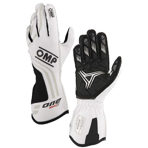 Image of Omp Racing Gloves One EVO-X MY24 FIA 8856-2018, White, Size L
