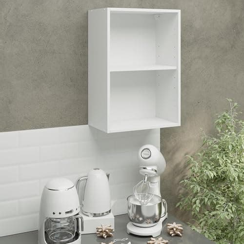 Image of JD Greta Kitchen Wall Cabinet 300-1000mm Mounted Upper Carcass - No Doors (Handles, Hinges, Wall Brackets Included) (500mm)
