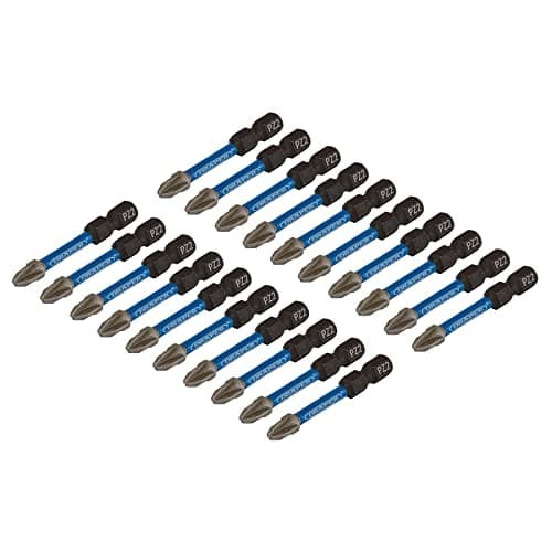 Image of Draper 05696 PZ-Type Impact Screwdriver Bits, No.2 x 50mm (Pack of 20)