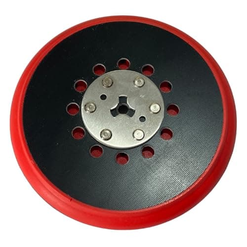 Image of PRONET Abrasives 150mm (6 Inch) Medium Multihole Hook & Loop Backing Pad - Replacement for Bosch 2608900007 - Compatible with GET 75-150, GEX 34-150, GEX 40-150 Random Orbital Sanders