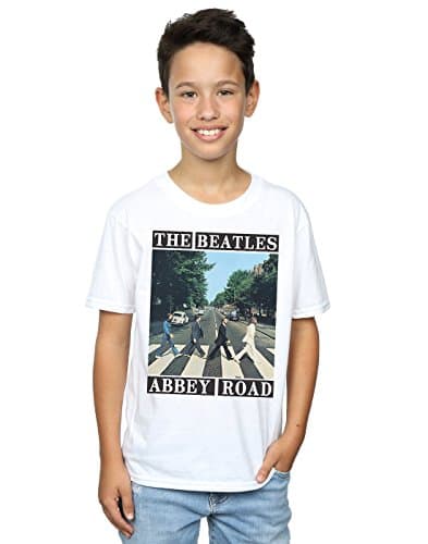 Image of The Beatles Boys Abbey Road T-Shirt 5-6 Years White
