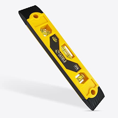 Image of Bubble Levels | Shockproof Small Spirit Level | Level Tool | Magnet Torpedo Level | 3 Bubble Vials 45°/90°/180° | 9"/23cm/230mm Spirit Level