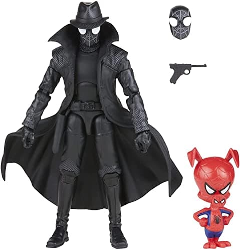 Image of SPIDER-MAN Hasbro Marvel Legends Series 60th Anniversary Noir and Spider-Ham 15 cm Action Figures, 2 Accessories, Multicolor (F3443)