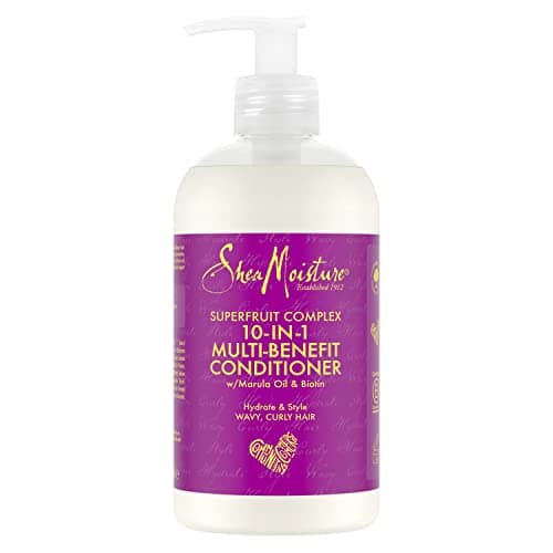Image of SHEA MOISTURE Superfruit Complex 10-in-1 Multi-Benefit Hair Conditioner sulphate and silicone free conditioner for wavy and curly hair 384 ml