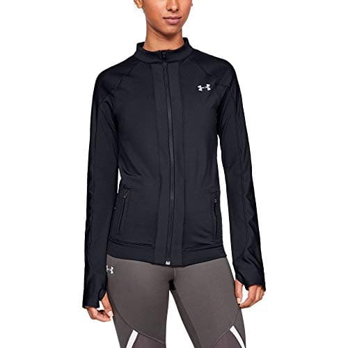 Image of UNDKU|#Under Armour Women ColdGear Run Knit Jacket Jacket - Black/ Black/ Reflective (001), XS