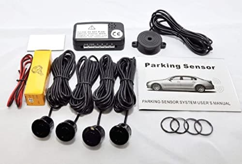 Image of CISBO Parking Reversing Sensor Kit with 4 Sensors and Audio Buzzer in Black