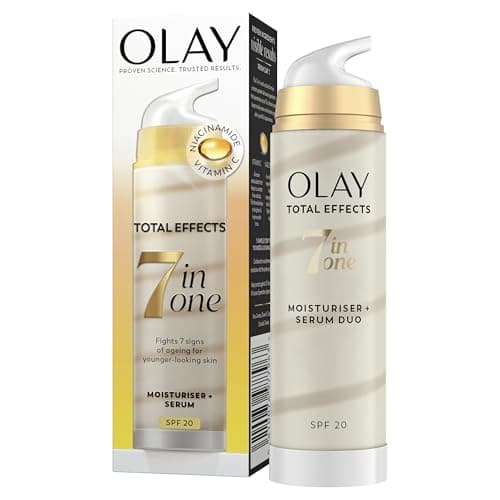 Image of Olay Total Effects AntiAgeing Moisturiser And Serum Duo SPF 20, 40 ml