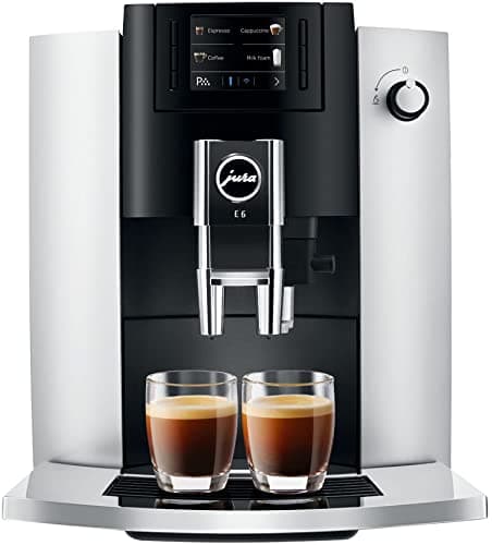 Image of JURA E6 15342 Bean to Cup Coffee Machine - Platinum