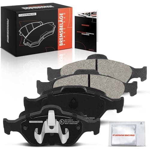 Image of Frankberg Brake Pad Set incl. 4x Pads Front Compatible with 2 DY Fiesta V JD JH Fusion JU Street KA RL2 Fiesta IV Yes JB Replace# 1E073323Z,DDY23328ZA9C