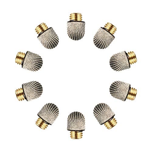 Image of ELZO Replacement Tips, Pack of 10 Interchangeable Microfibre Tip with Conductive Fibre for Capacitive Stylus Touch Pen for Smartphones and Tablets