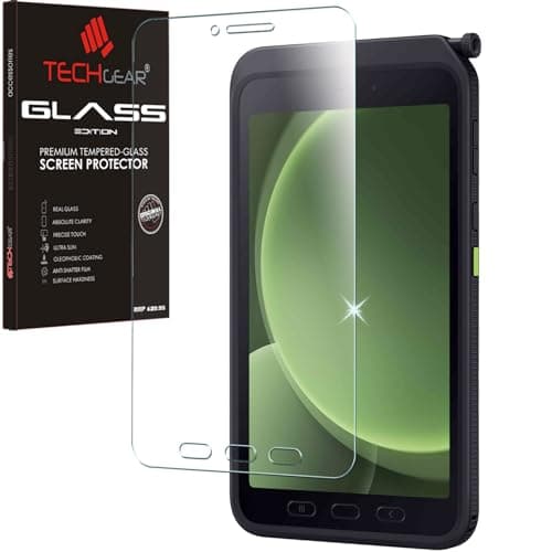 Image of TECHGEAR Galaxy Tab Active 5 8.0" GLASS Edition (SM-X300, SM-X306) Tempered Glass Screen Protector [9H Toughness] [HD Clarity] [Scratch-Resistant] [No-Bubble] Made For Samsung Galaxy Tab Active 5 2024