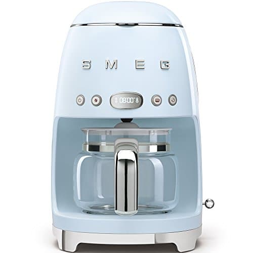 Image of SMEG 1950's Retro Style Coffee Maker Machine (Pastel Blue)