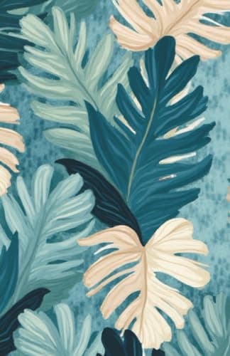 Image of Tranquil Tropics Notebook: A Blue Tropical Leaf Notebook for Daily Notes & Reflections