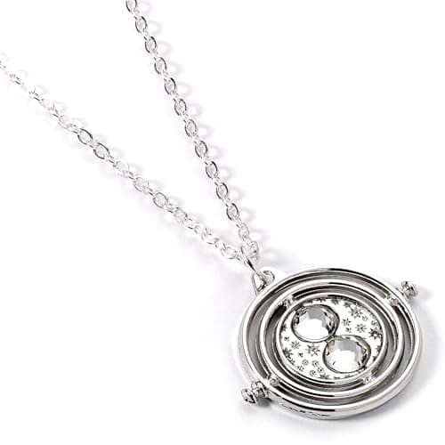 Image of Harry Potter Silver Tone Time Turner Necklace