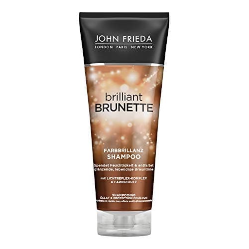 Image of John Frieda Colour brilliance shampoo - hair type: brown, brunette - with light reflex complex and colour protection, 250 ml