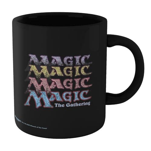 Image of Zavvi Magic: The Gathering Logo Multiply Mug - Black