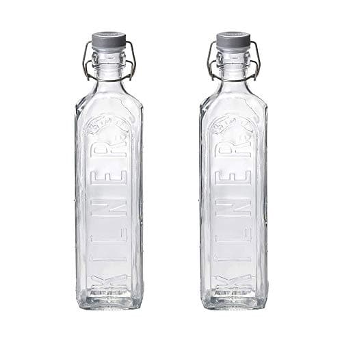 Image of Kilner Clip Top Bottle 1 Liter Transparent (Pack of 2) (2)