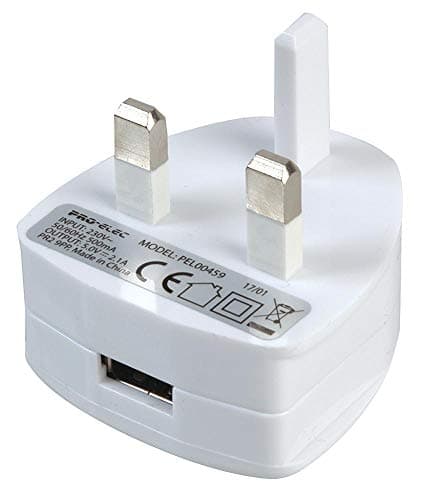 Image of PRO ELEC PELL0093 Quick Charge, USB Mains Charger, 5V/2.4A, 9V/2A, 12V/1.5A