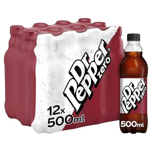 Image of Dr Pepper PET Cola Zero 500 ml (Pack of 12)