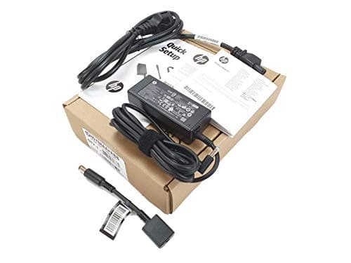 Image of Genuine HP Laptop Charger for: Pavilion; Stream; Touchsmart; Elitebook Folio; Split; Spectre X360; Envy | 19.5V 2.37A 45W AC Adapter Power Cord