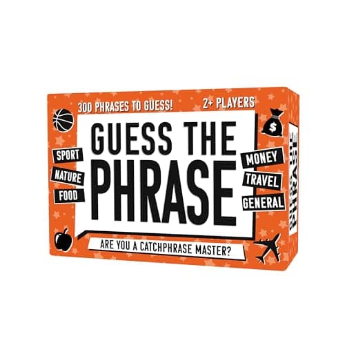 Image of Gift Republic Guess the Phrase Board Game Catchphrase Trivia Questions Friends and Family Travel Game