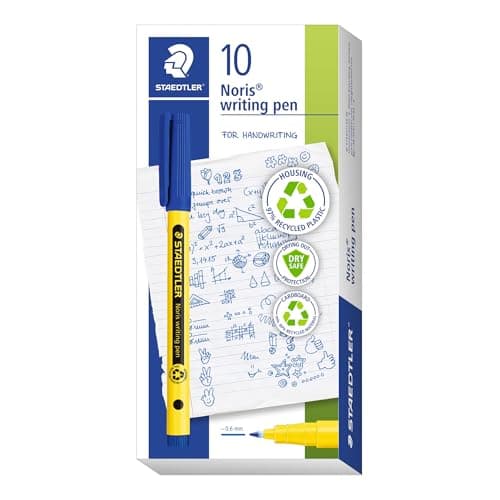 Image of STAEDTLER 307-3 Noris Handwriting Pen - Blue (Box of 10)