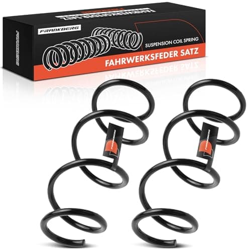 Image of Frankberg 2x Coil Spring Front Axle Compatible with GTV 916 Coupe 1995-2005 Spider 916 Cabriolet 1995-2005 Replace# 60653942