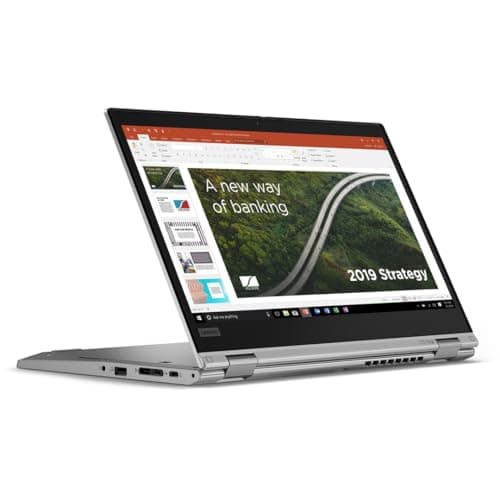 Image of Lenovo ThinkPad L13 Yoga Gen 2, Touchscreen 2-in-1 Business Laptop, Intel Core i5-1145G7, 13.3-Inch FHD Notebook, 16GB RAM, 256GB SSD, QWERTY Keyboard, Silver, Windows 11 Pro (Renewed)