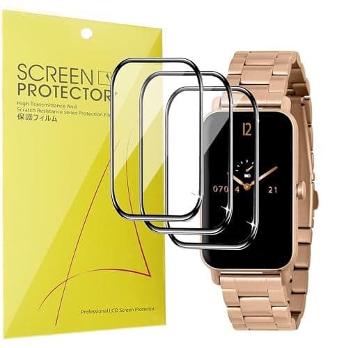 Image of Blueshaweu Compatible for RADLEY Series 21 Smart Watch for Women Screen Protector, [3 Pack] Full Coverage Protective Cover Saver film Compatible with RADLEY Series 21 Womens Smart Watch (3 Pack)