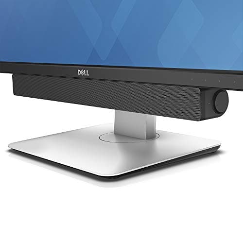 Image of DELL AC511M 2.0 Channel 2.5W Soundbar Speaker Black - Soundbar (2.0 Channel, 2.5W, 2.5W, Wire, 406mm, 49mm)