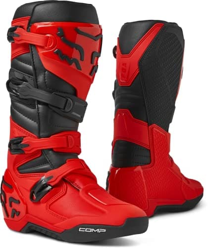 Image of Fox Racing SHOES COMP FLUO RED 10.5 (INSOLE 273MM)