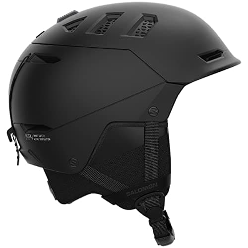 Image of Salomon HUSK PRO MIPS Helmet, Women's Ski and Snowboard Helmet for Trail Running, Mountain Safety, Outdoor Sports, Black, M