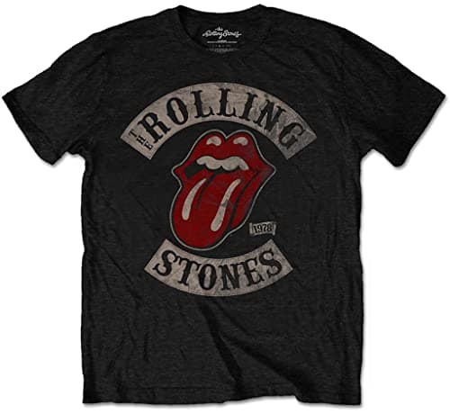 Image of The Rolling Stones 'Tour 1978' T-Shirt (Small) Black