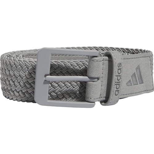Image of adidas Men's Braided Stretch Belt S/M grey three