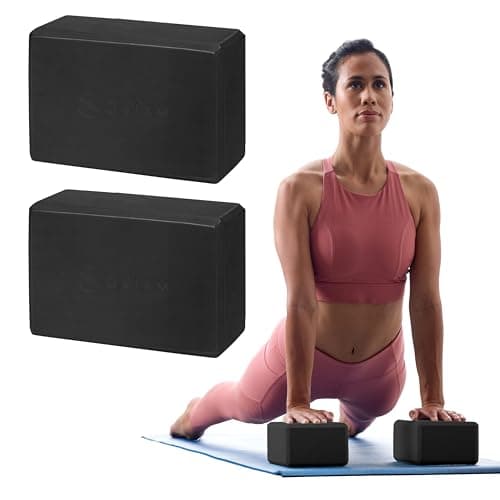 Image of Gaiam Yoga Block - Supportive Latex-Free Eva Foam - Soft Non-Slip Surface with Beveled Edges for Yoga, Pilates, Meditation - Yoga Accessories for Stability, Balance, Deepen Stretches
