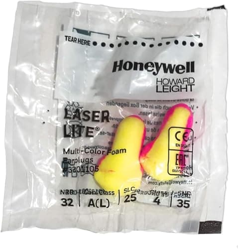 Image of Howard Leight Laser Lite soft foam earplugs - SNR 35db (30 Pairs)