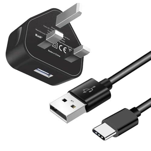 Image of 5V 2A 10W Motorola Phone Charger Cord Compatible for Moto G Play, Moto G Power, Motorola G 5G, Stylus, Edge/Edge+ (2026/2025/2024/2023/2022/2021), USB A to USB C Charging Cable, Type-C Cord (1.5m)