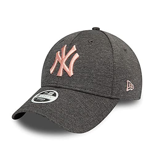 Image of New Era New York Yankees 9forty Women Adjustable Cap Tech Jersey Grey - One-Size