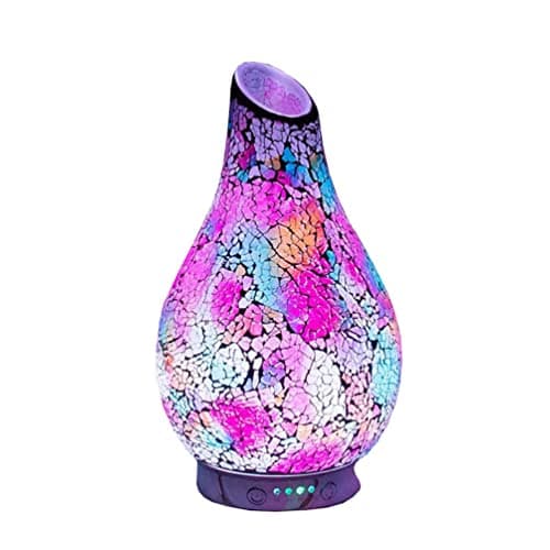 Image of The Leonardo Collection Desire Aroma Humidifier Colour Changing Mosaic Lamp, Multicolor, One Size, JNS_474468