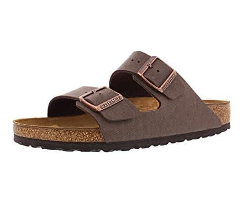 Image of BIRKENSTOCK Unisex - Adult Arizona 51061, Birko-Flor Clogs & Mules (Regular), Marrone Mocha, 10 UK