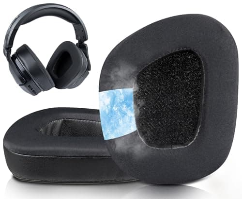 Image of SOULWIT Cooling-Gel Earpads Replacement for Turtle Beach Stealth 600 Gen 2 USB/MAX, 600 Gen3 PC/PS/XB, 500 XB Wireless Headset, Ear Pad Cushions with Noise Isolation Foam - Black