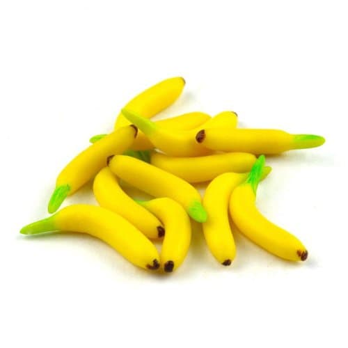 Image of MyTinyWorld 9 x Dolls House Miniature Loose Bananas