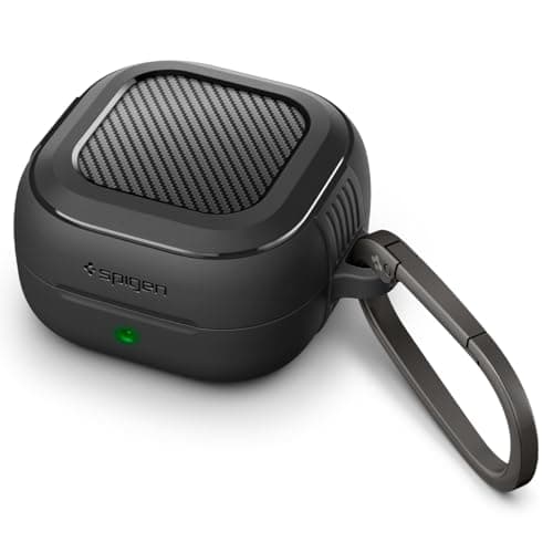 Image of Spigen Rugged Armor Case Compatible with Samsung Galaxy Buds 4 Pro/Galaxy Buds 4 (2026) - Matte Black