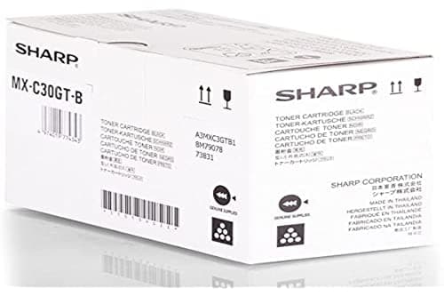 Image of Sharp MXC30GTB Toner 6000pages Black Laser Toner & Cartridge - Laser Toner & cartridges (Toner, Black, Sharp, MX-C250F, MX-C300W)