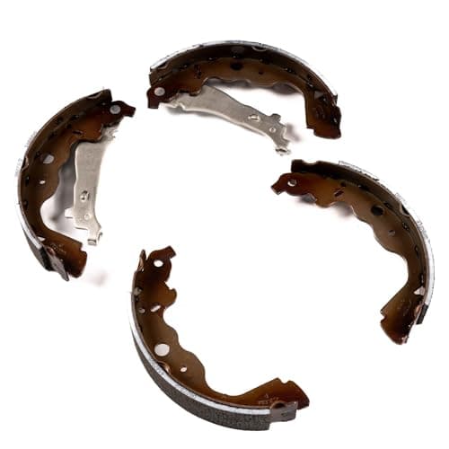 Image of Renault Clio MK4 Rear Axle Brake Shoes Braking System Set 7701210109 Genuine