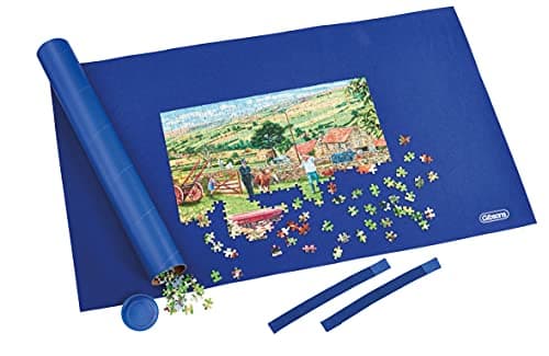Image of Gibsons Puzzle Roll – Portable Puzzle Storage Mat with Non-Slip Surface – Jigsaw Puzzle Accessory for Adults – Fits up to 1000 Pieces – Lightweight, Durable & Easy to Store