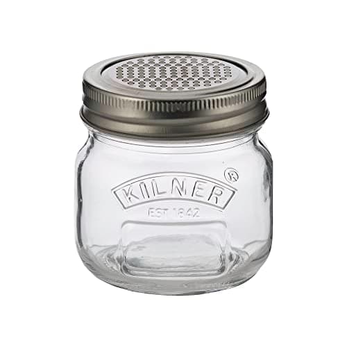 Image of Kilner Glass Storage Jar with Fine Grater 250 ML